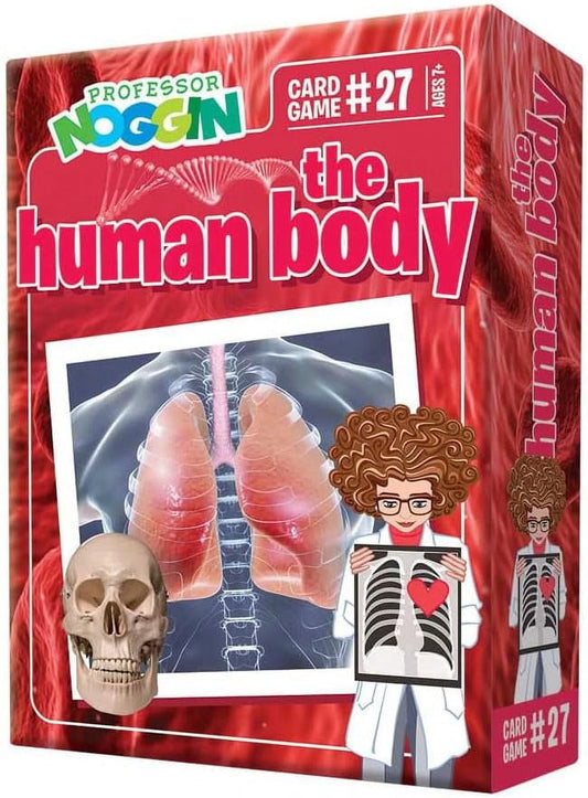 Professor Noggin: The Human Body Educational Card Game For 2 or more Players Ages 7 and up