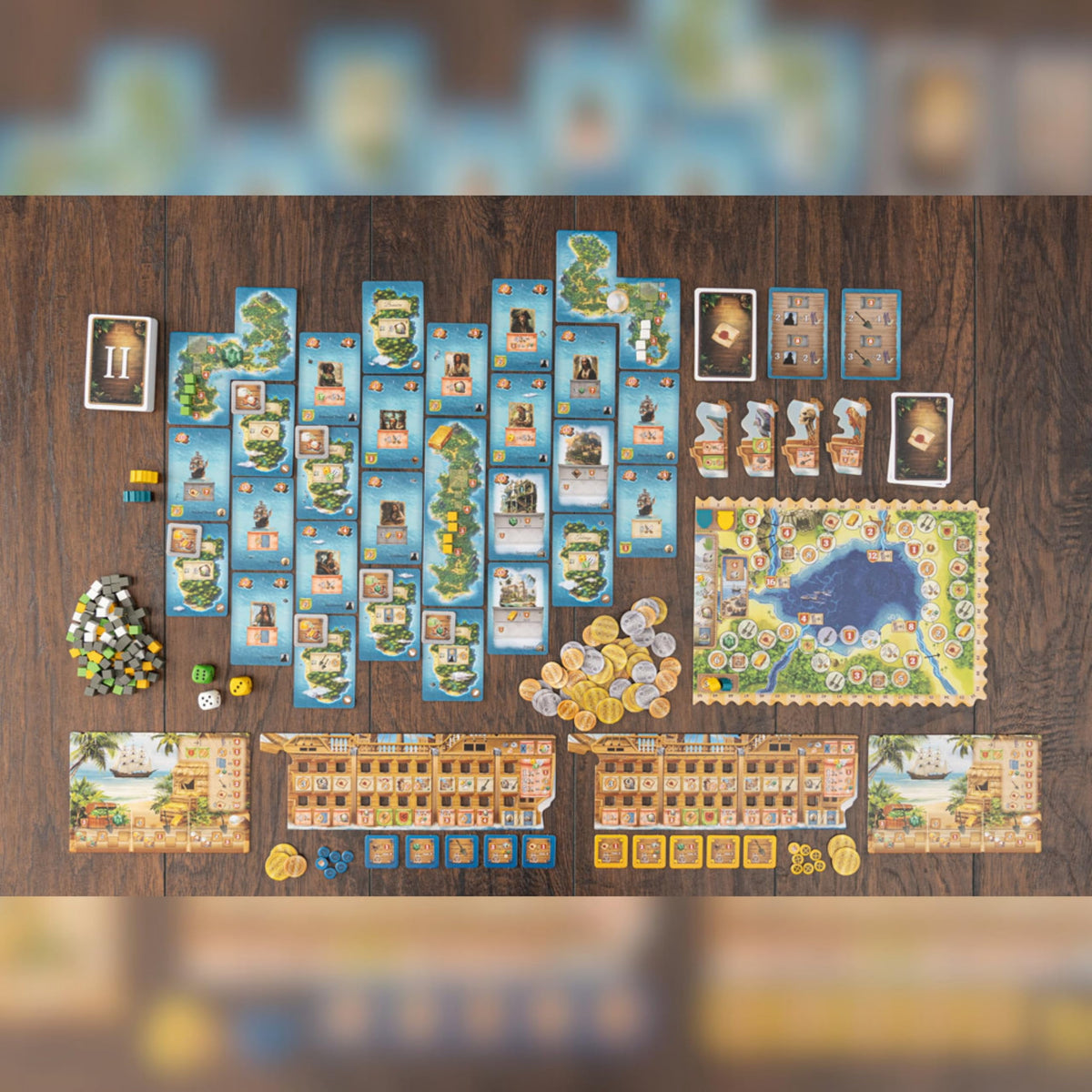 Capstone Games Pirates of Maracaibo Strategy Board Game 1-4 Players 1 Pack