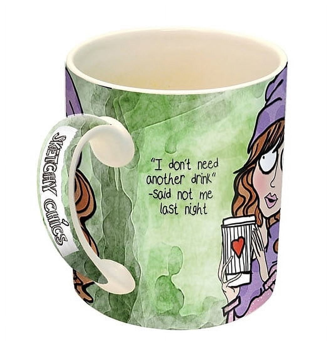 CERAMIC MUG, SKETCHY CHICS â€“ LAST NIGHT