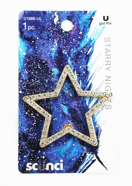 Scunci Starry Nights Rhinestone Barrette, 1 Ct