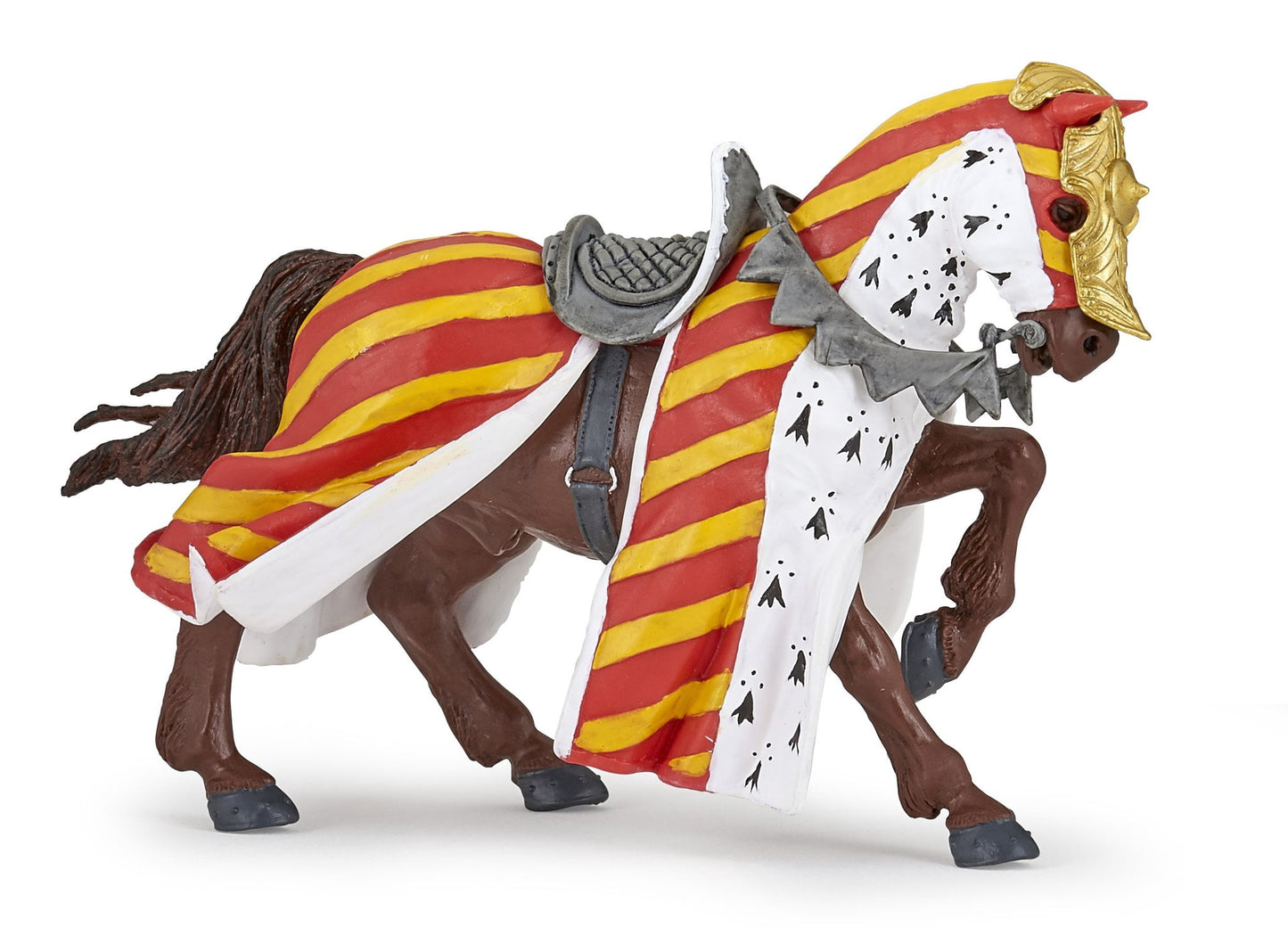 Papo Tournament Horse - Hand Painted Figurine - Heirloom Quality Collectible (39945)