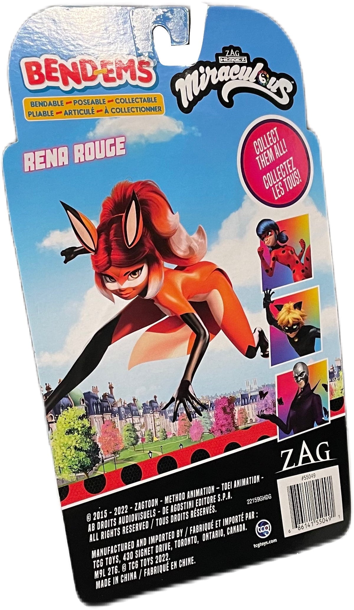 TCG Bend'ems Miraculous Rena Rouge