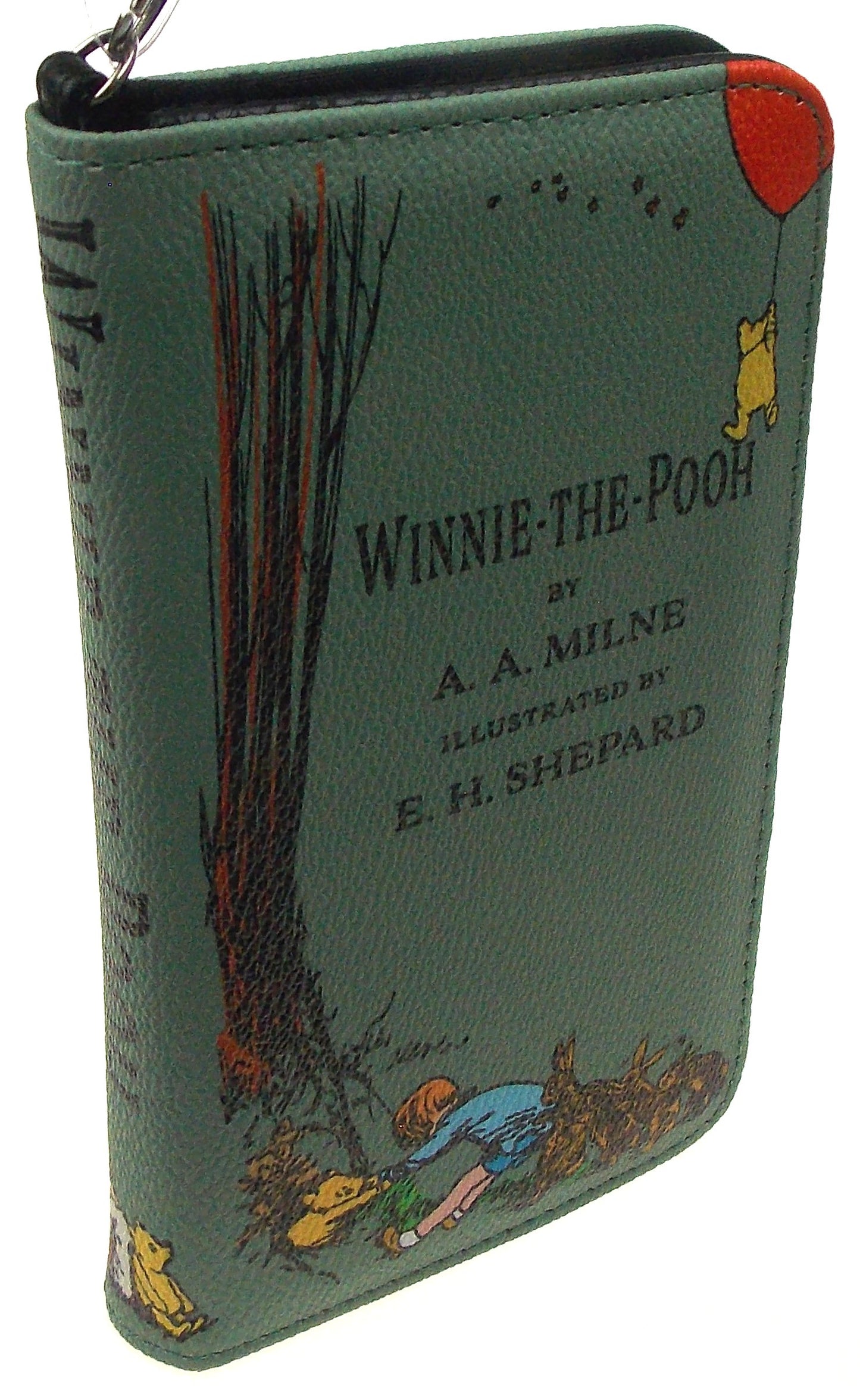 Winnie The Pooh Green Book Wallet