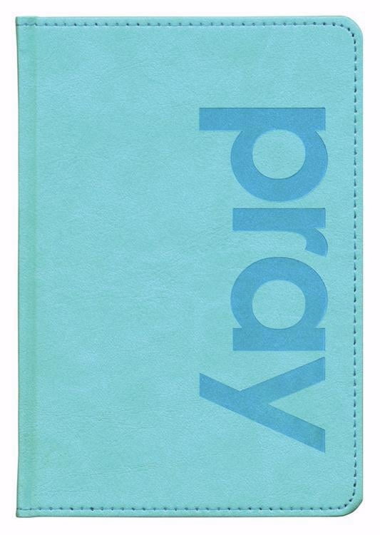 Scripture Faux Leather Pocket Size Journal-Pray (4.75 x 6.875)