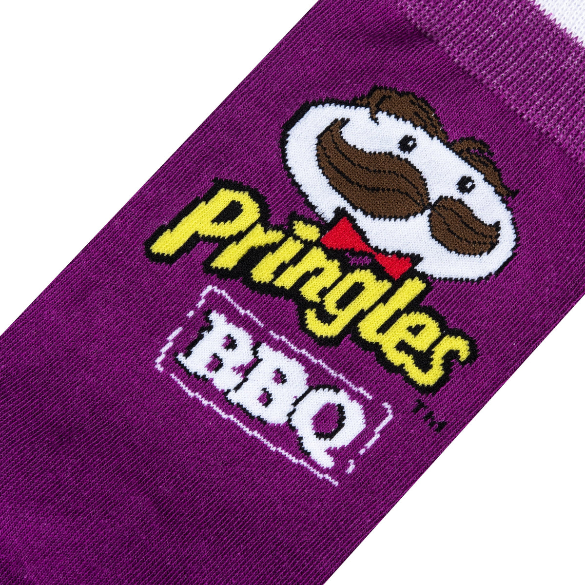 Cool Socks, Pringles BBQ Chips, Mens Womens Crew, Funny Graphic Print, Large
