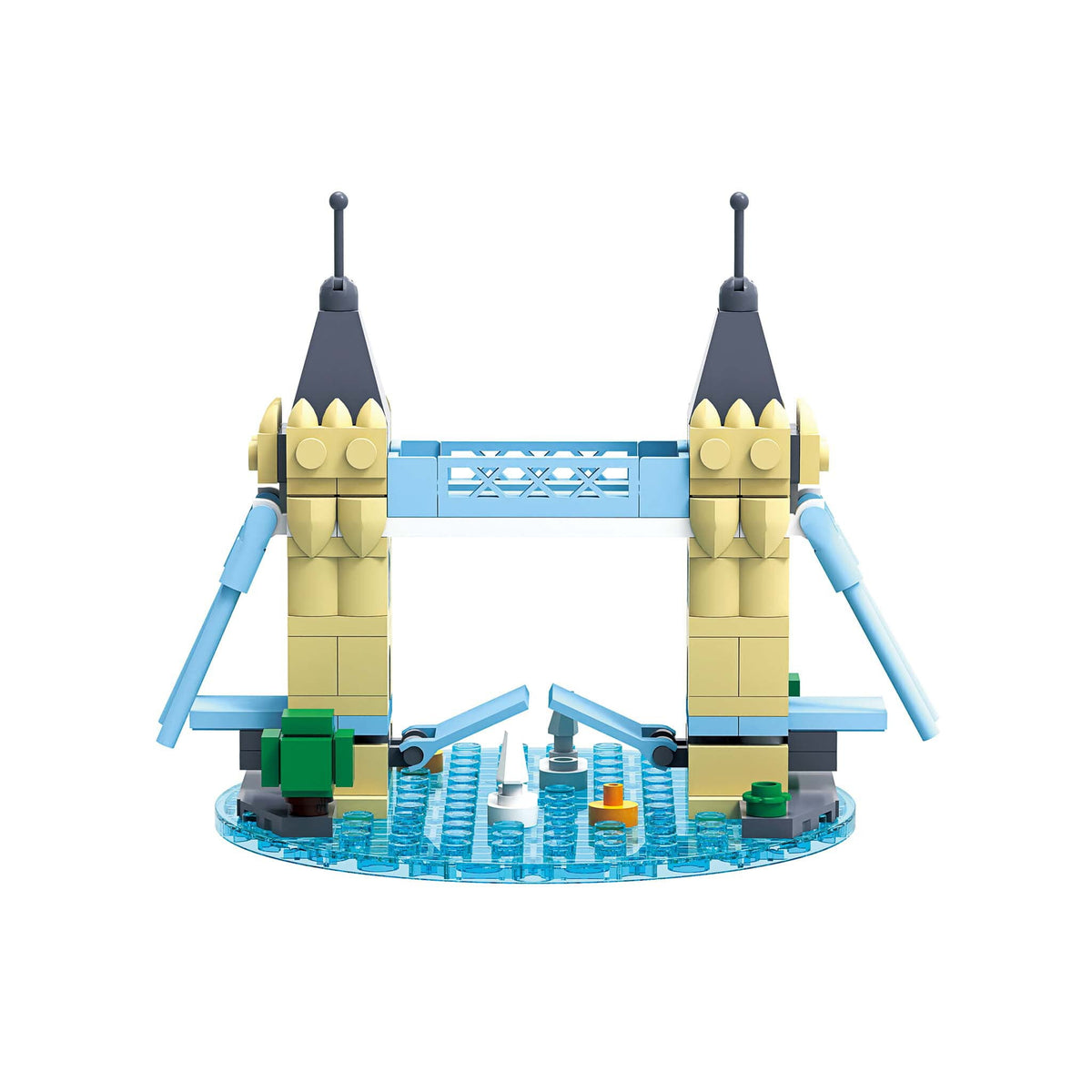 Wise Block Famous Landmark Series Britain Tower Bridge Building Set