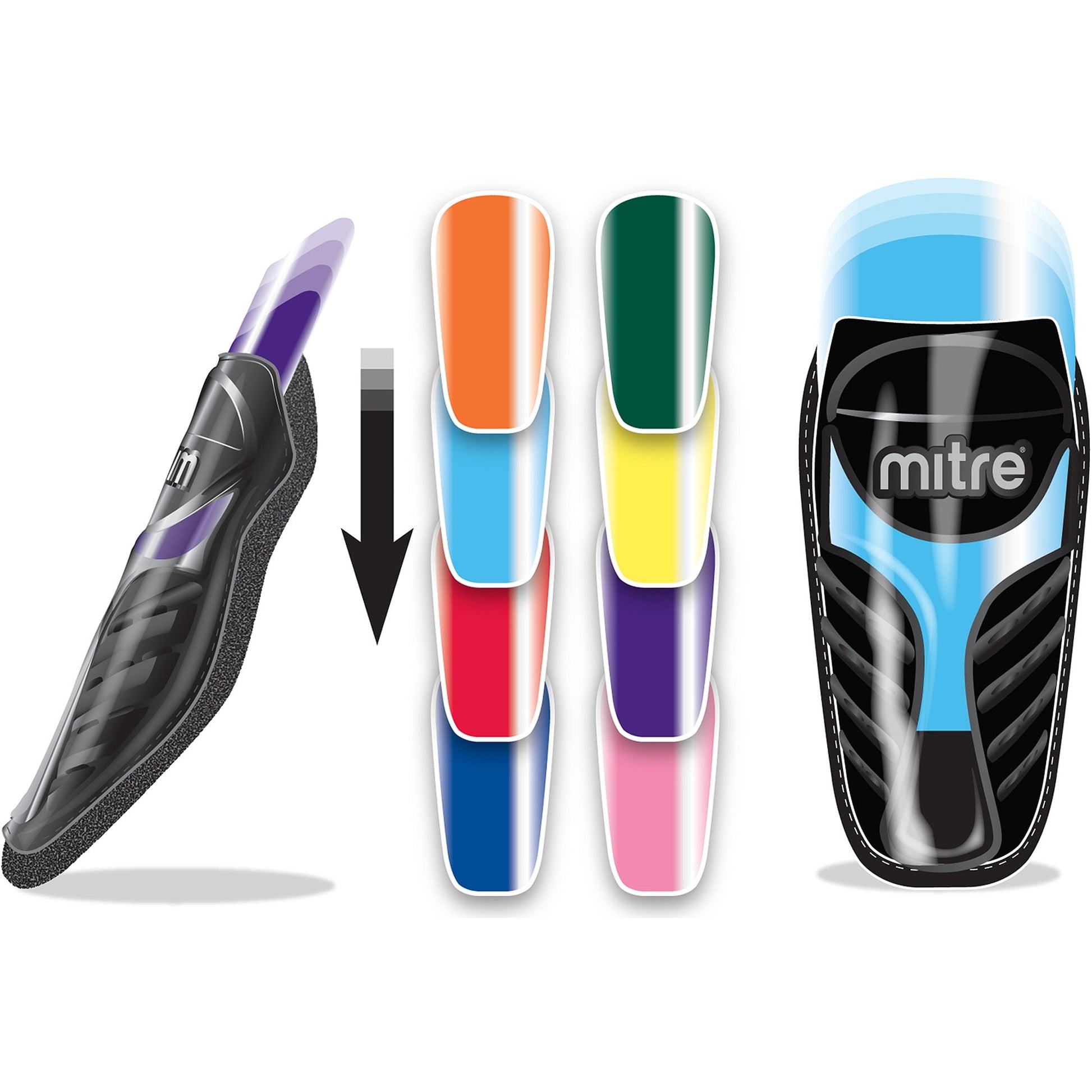 Mitre Chameleon Shinguard Peewee