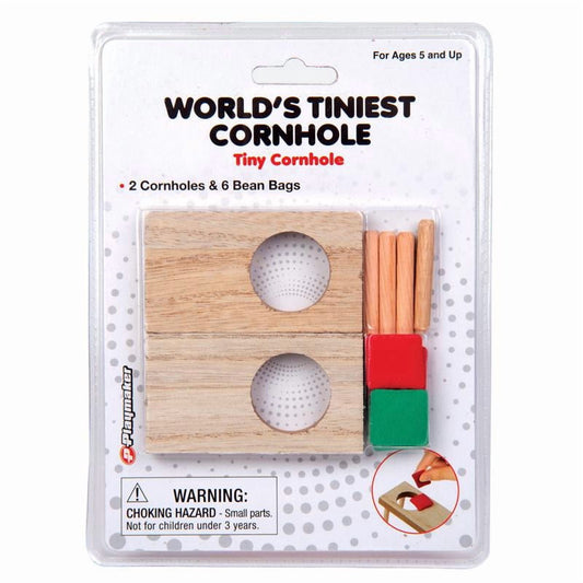 World's Tiniest Cornhole Game Multicolored 8 pc