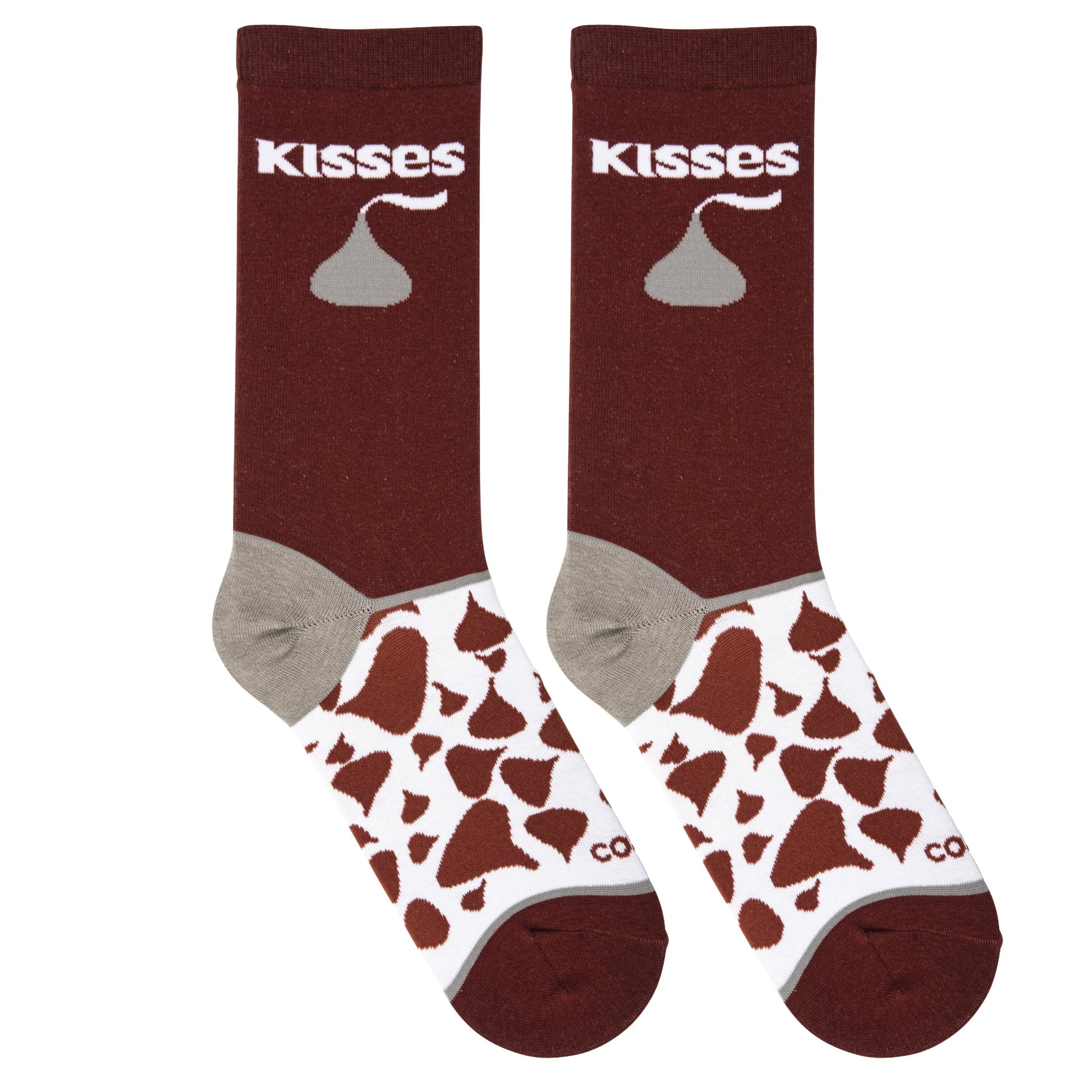 Cool Socks Hershey's Kisses Hershey Fun Crew Socks, Size Medium