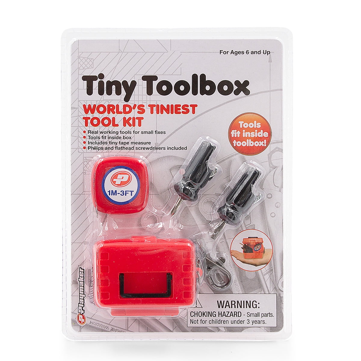 Playmaker Collections Etc The World's Tiniest Toolbox Tool Kit Keychain