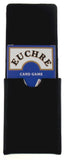 Euchre Playing Cards -2 Euchre Decks in 1 Box with Black Leather Storage Case