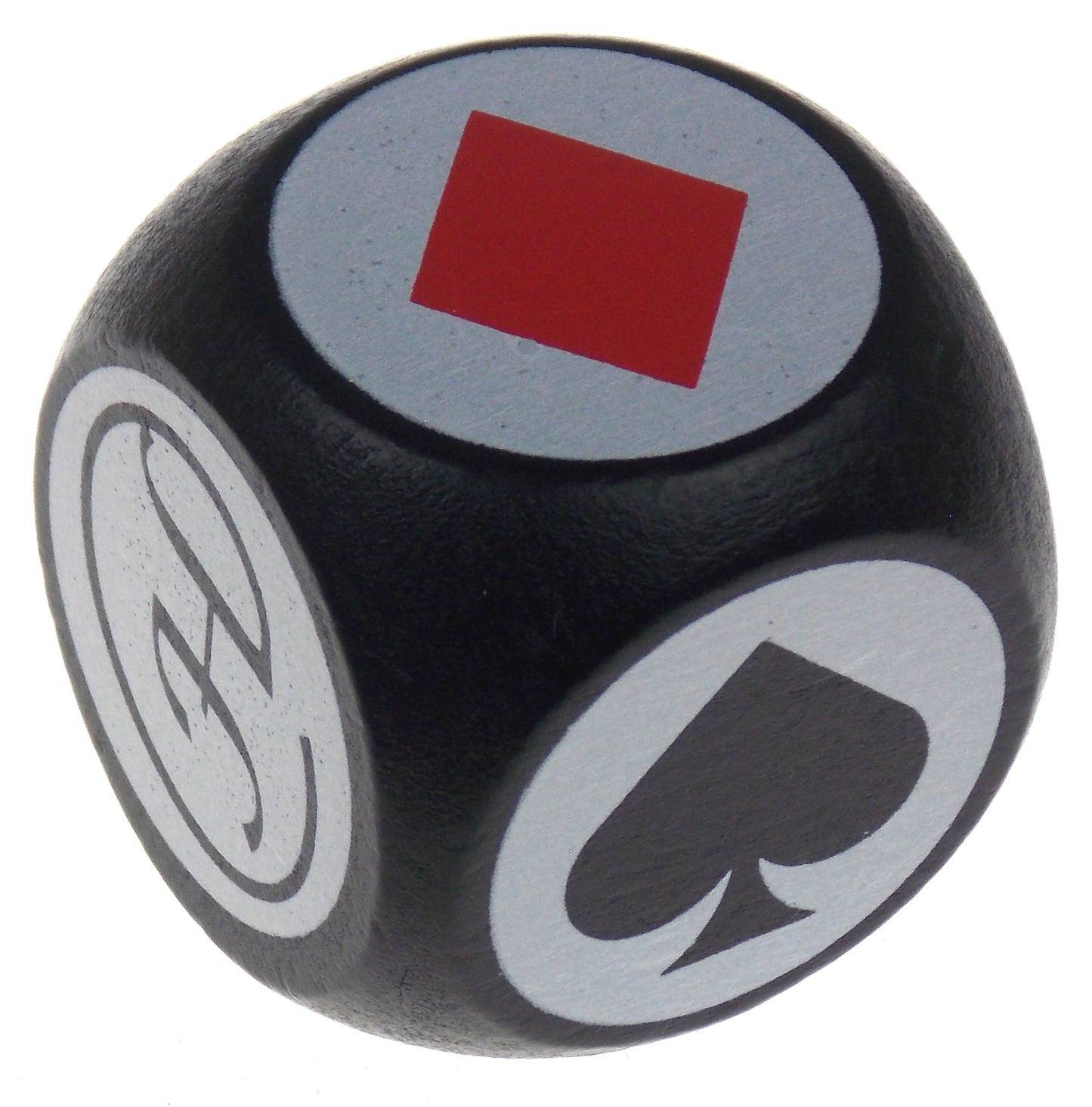 Black & White Trump Suit Marker Indicator with Large Pips for Euchre Bridge Pinochle and Other Card Games 1.6" (40mm)