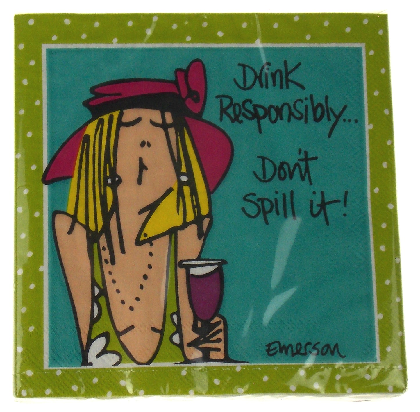 Life Isn't A Fairytale Don't Spill It Beverage Cocktail Napkins Gag Gift Novelty