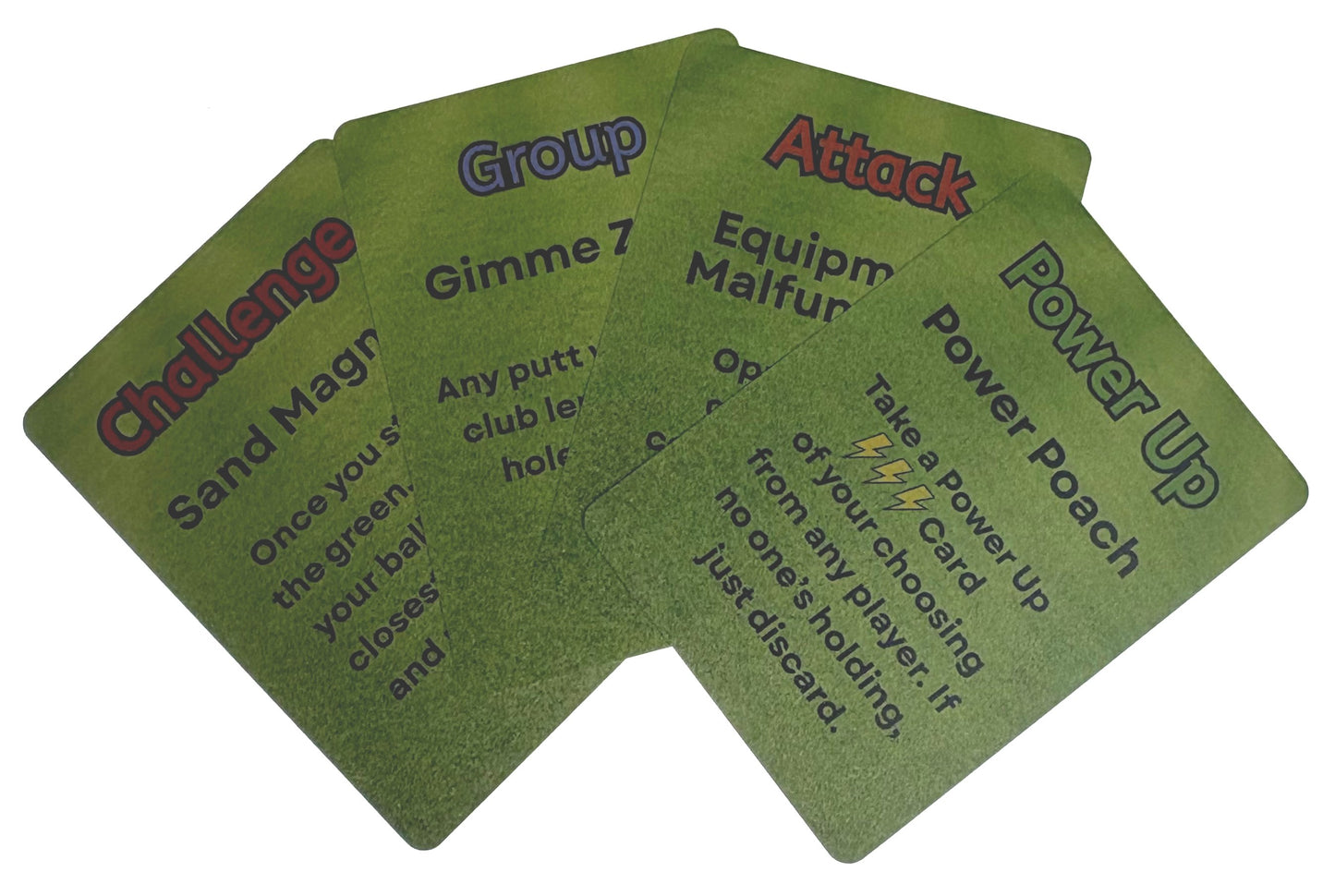 Tee Box Chaos - Waterproof Golf Course Card Deck | 105 Cards Add Strategic Fun to Your Round | Perfect for Golf Outings, Bachelor Parties & Corporate Events