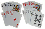 Euchre Playing Cards -2 Euchre Decks in 1 Box with Black Leather Storage Case