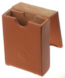 Euchre Playing Cards -2 Euchre Decks in 1 Box with Tan Leather Storage Case