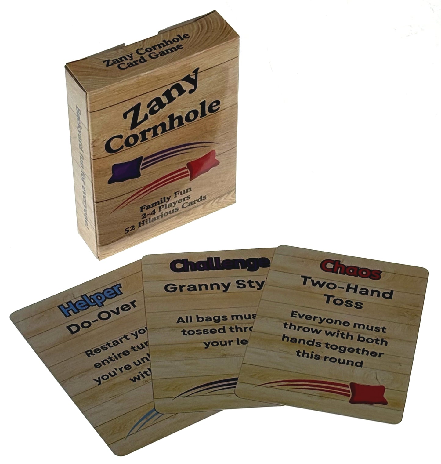 Zany Cornhole Card Deck - Add Hilarious Twists & Challenges to Your Cornhole Games