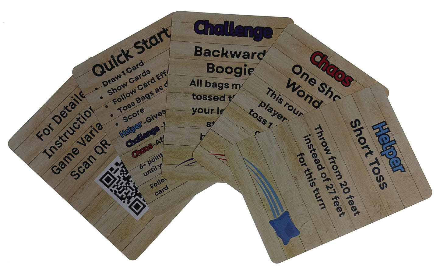 Zany Cornhole Card Deck - Add Hilarious Twists & Challenges to Your Cornhole Games