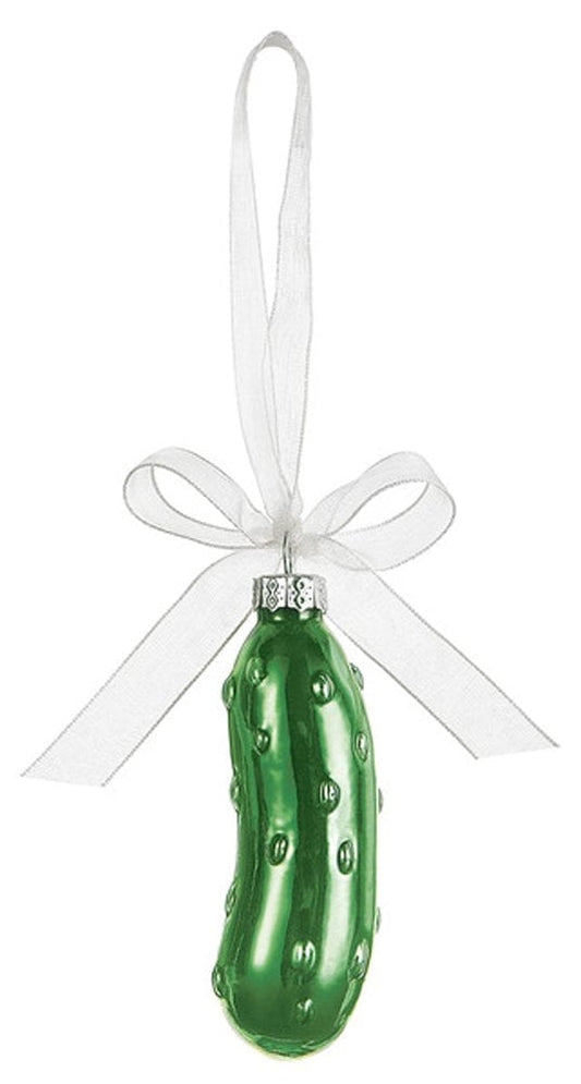 Ganz Glass Pickle Ornament in Gift Box â€“ Fun Holiday Decoration & Collectible Keepsake