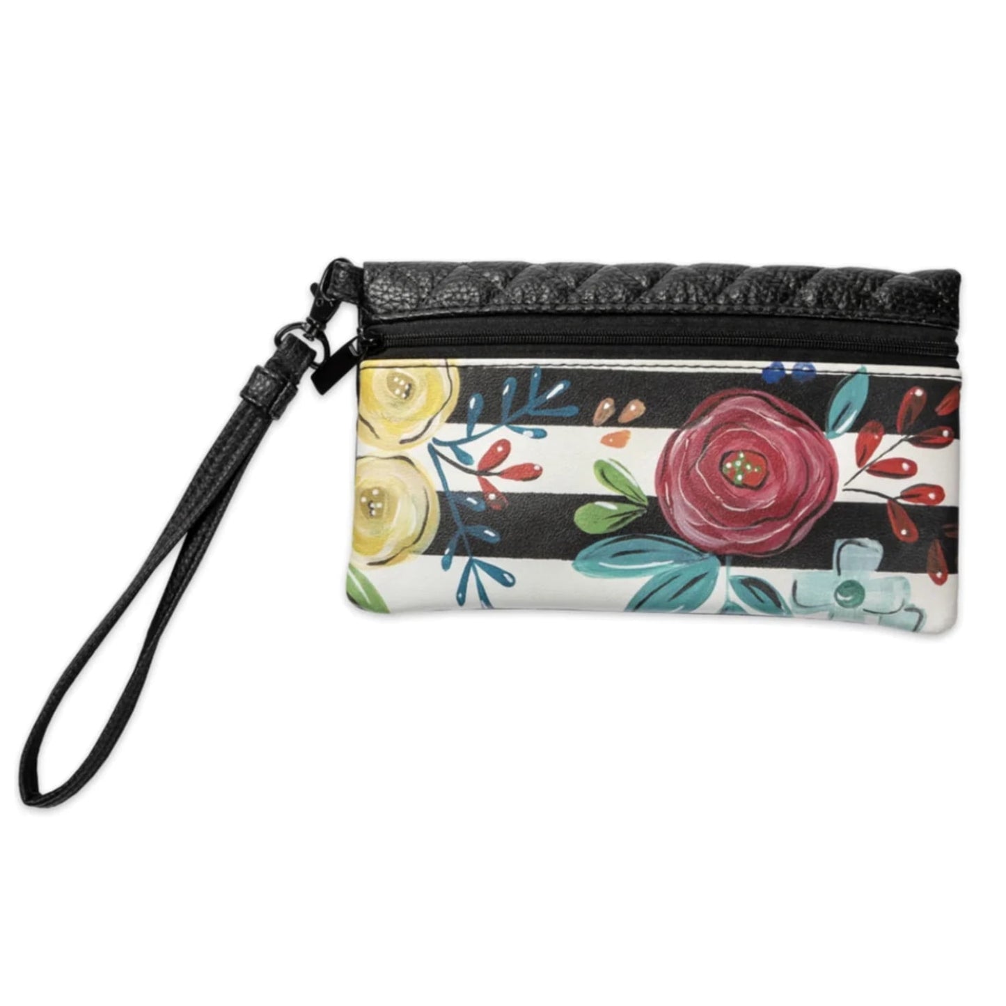 Bella Caroline Black Travel Wristlet