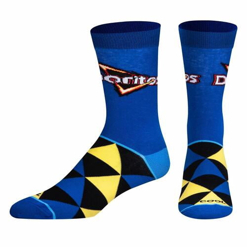 Cool Socks, Men's Funny Graphic Novelty Sock, Doritos Cool Ranch, Adult Large