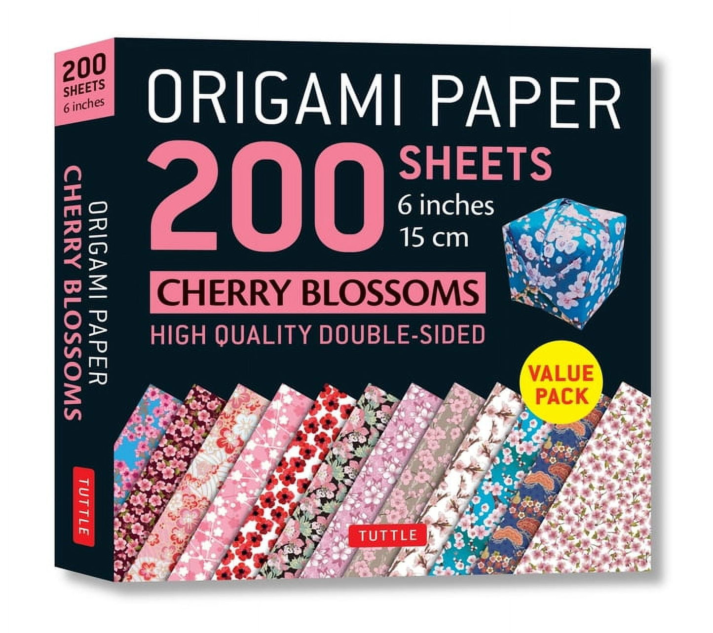Origami Paper 200 Sheets Cherry Blossoms 6 (15 CM): Tuttle Origami Paper: Double Sided Origami Sheets Printed with 12 Different Designs (Instructions for 6 Projects Included) (Other)