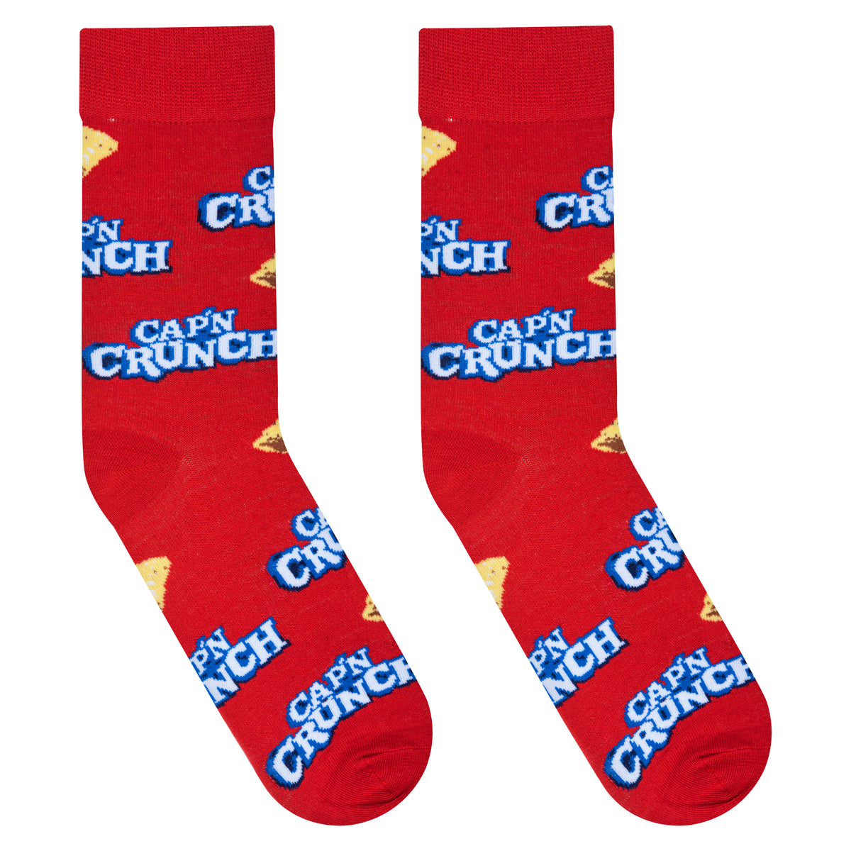Crazy Socks Cap'n Crunch Cereal Crew Socks, Size Large