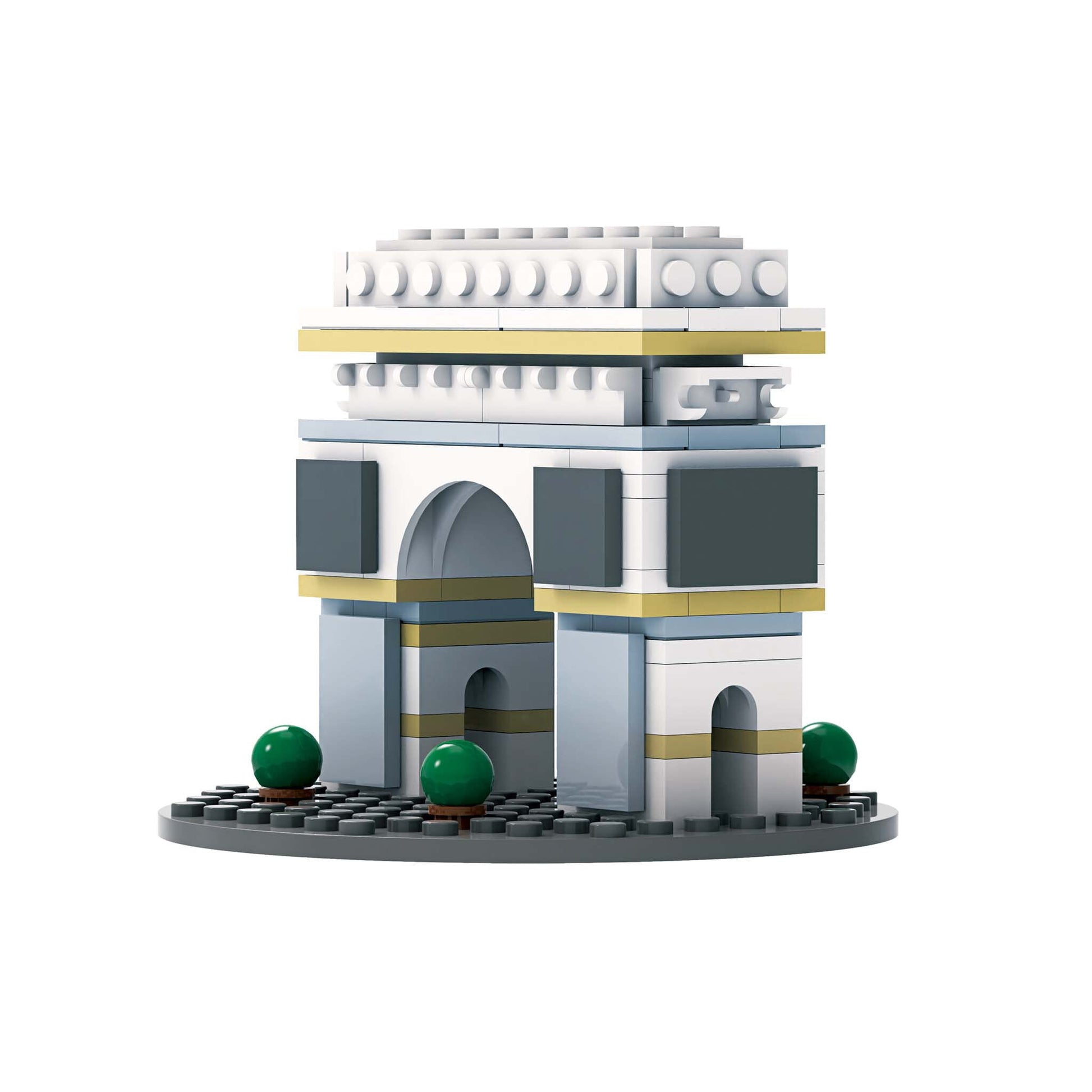 Wise Block Famous Landmark Series France Arc de Triomphe Building Set