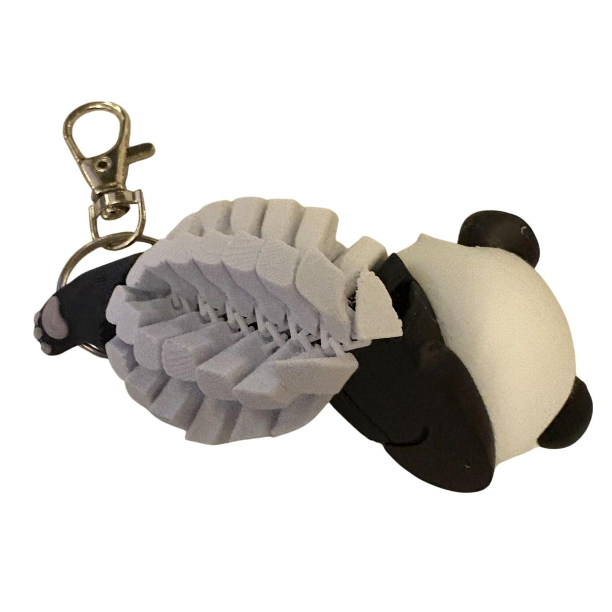 Giant Panda Resting Keychain Bag Clip Articulated 3D Printed  Fidget Toy Gift