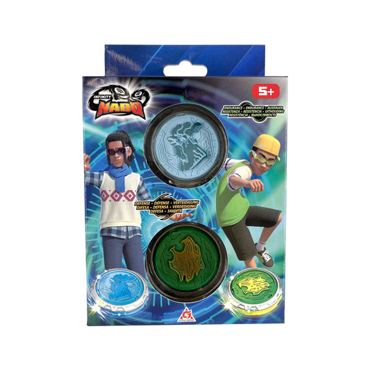 Infinity Nado Gold Warrior Phoenix & Lightning Leopard Spinning Tops with Sword Launchers - 2-Pack