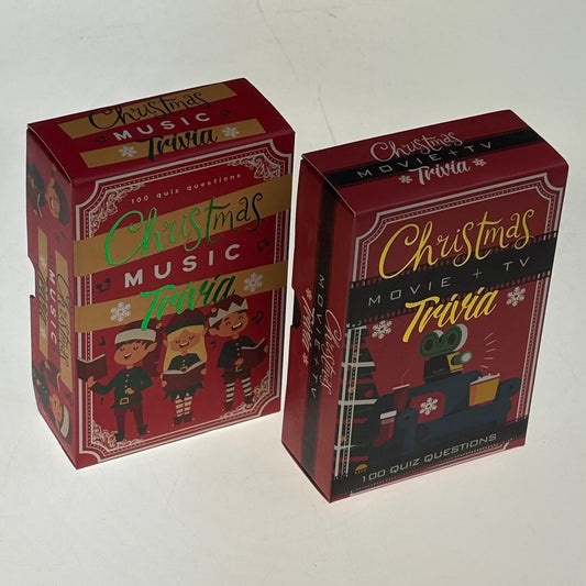 Christmas Trivia Lot 2 Movie TV Music Holiday Family Party Friends Gift