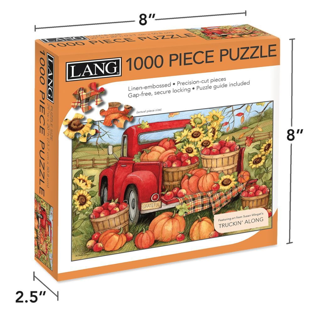 Lang 1000 Piece Puzzle Harvest Truck