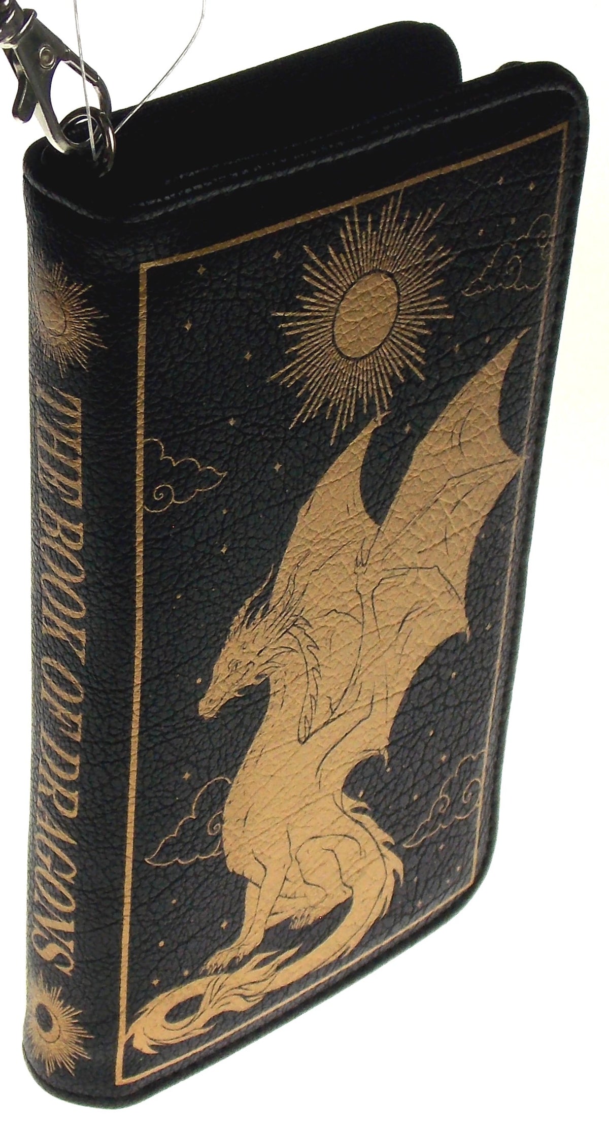 The Book of Dragons Wallet Snap Zipper RFID Blocking Wristlet Gift Purse