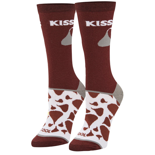 Cool Socks Hershey's Kisses Hershey Fun Crew Socks, Size Medium