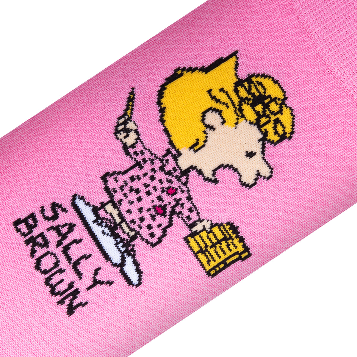 Cool Socks Sally Brown Peanuts Cartoon Retro Crew Socks, Size Medium