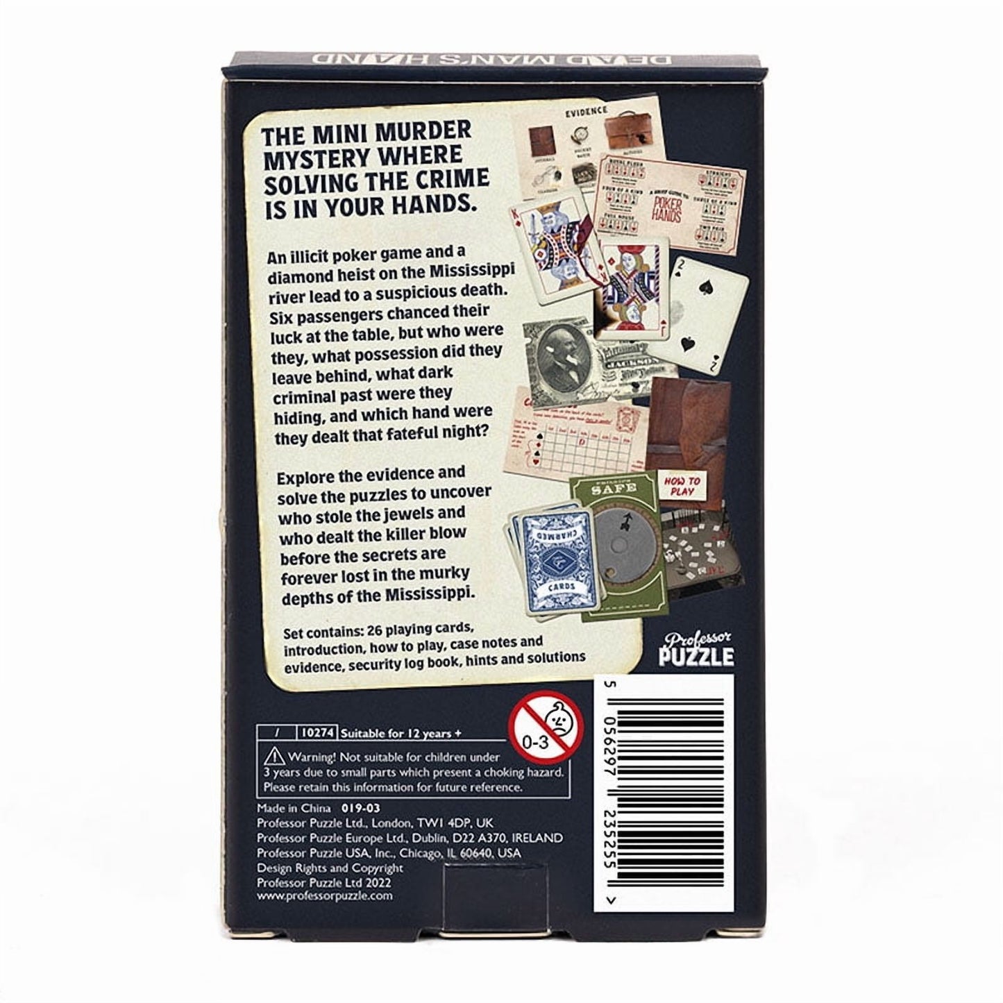 Professor Puzzle Dead Man's Hand - A Mini Murder Mystery