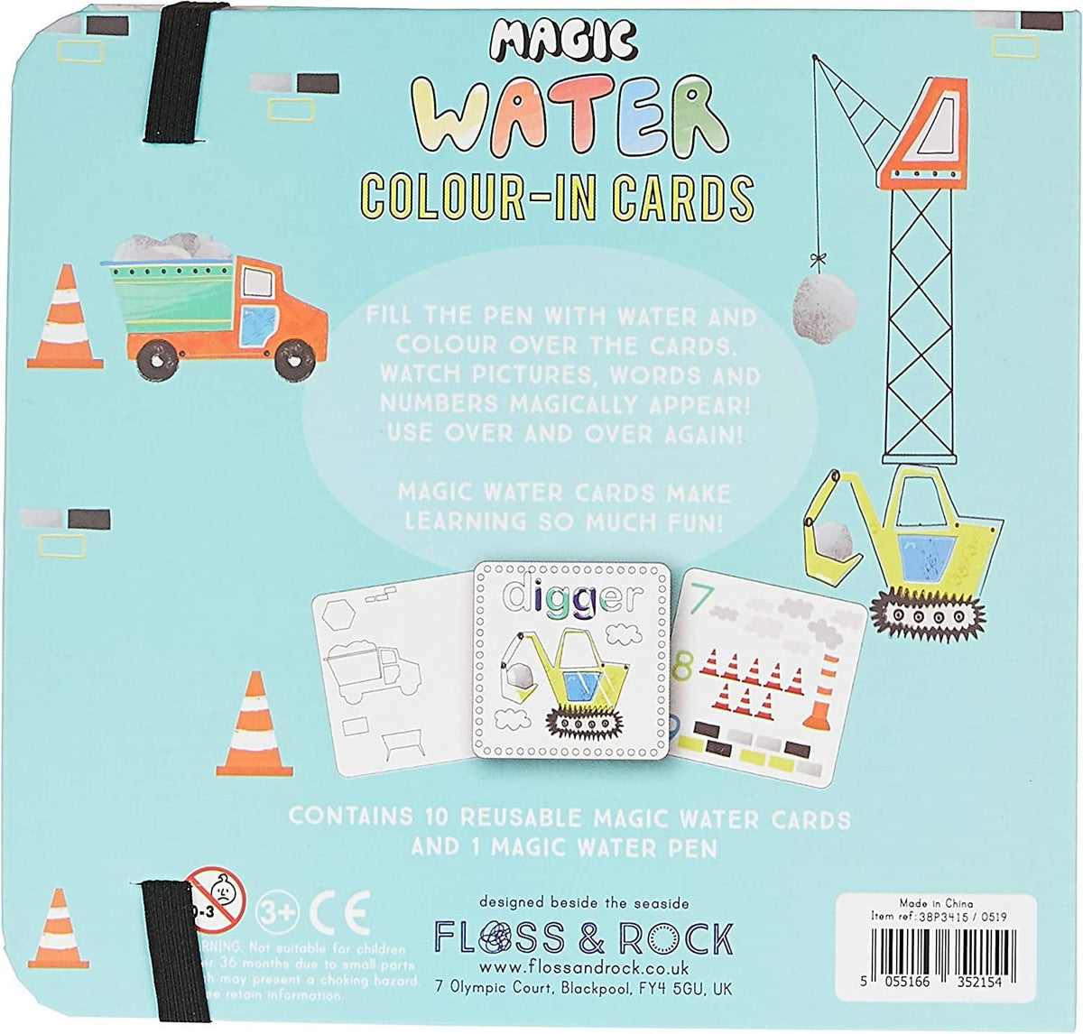 Floss & Rock, Magic Color Water Changing Cards, Construction