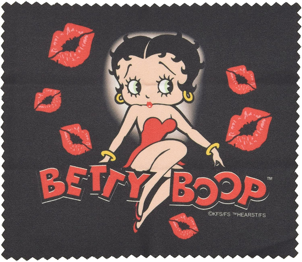 Spoontiques Padded Eye Glass Case and Lens Cloth - Betty Boop Kisses