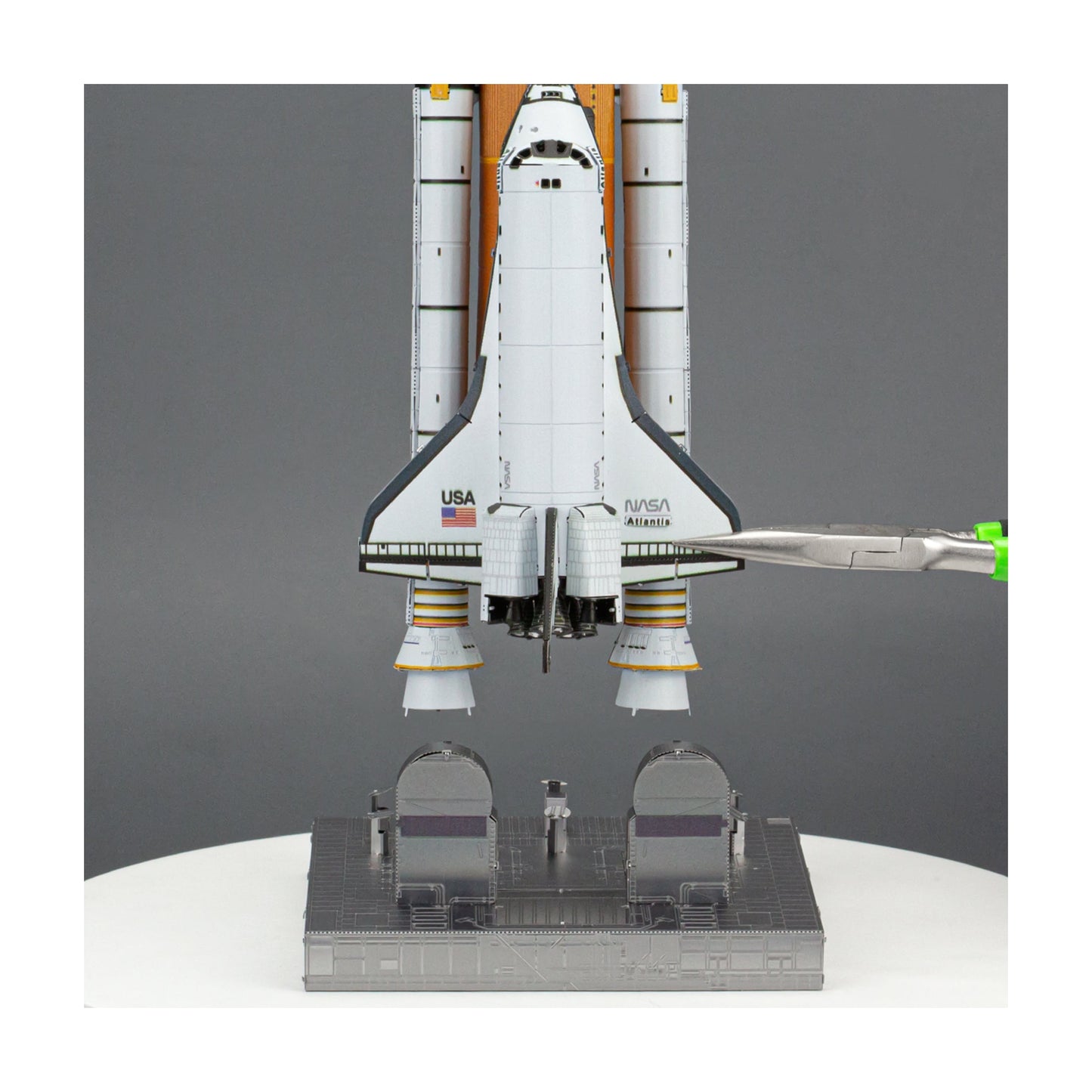 Fascinations Metal Earth Premium Series ICONX 3D Metal Model Kit - Space Shuttle Launch Kit