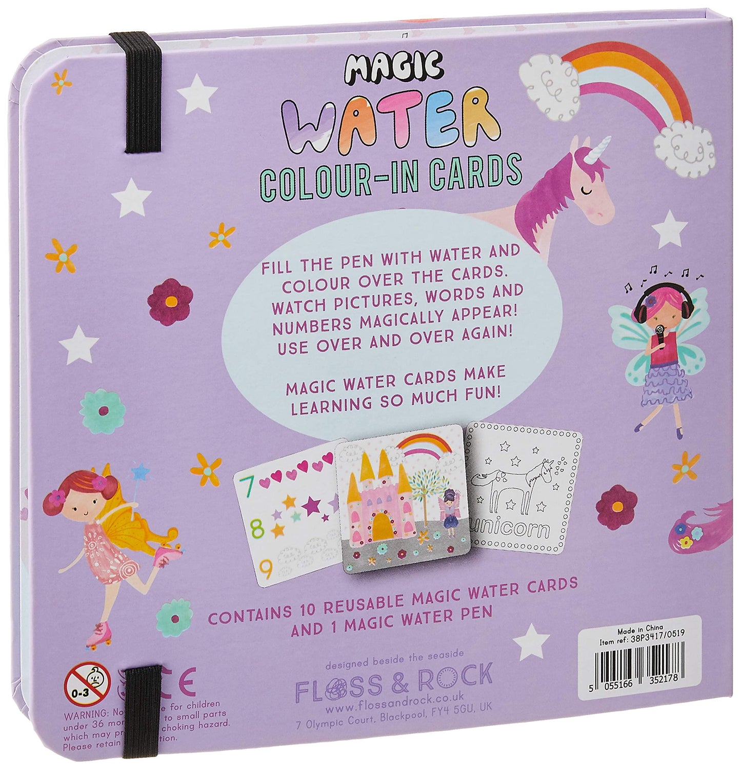 Floss & Rock, Magic Water Cards, Fairy Unicorn (38P3417)