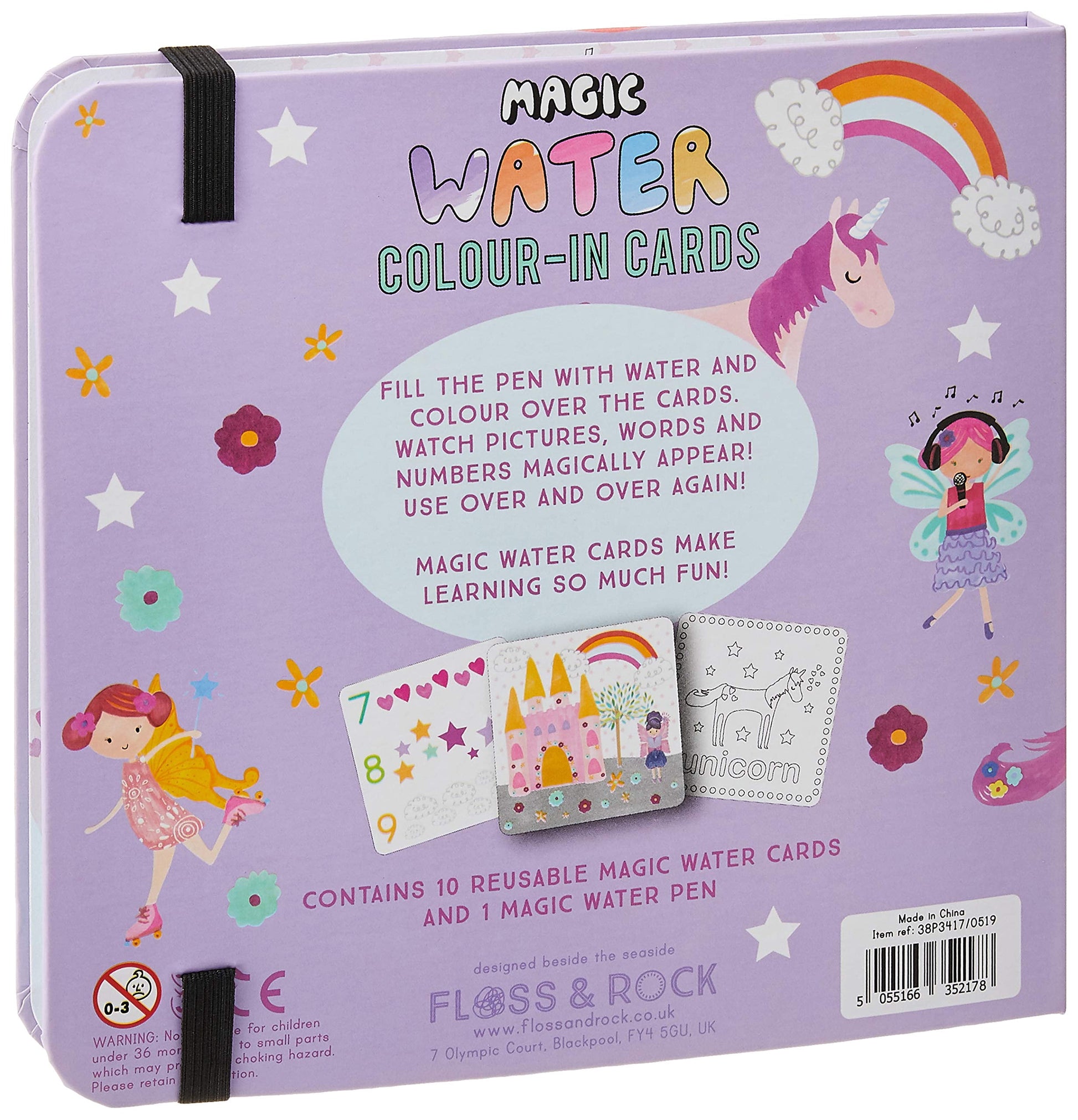 Floss & Rock, Magic Water Cards, Fairy Unicorn (38P3417)