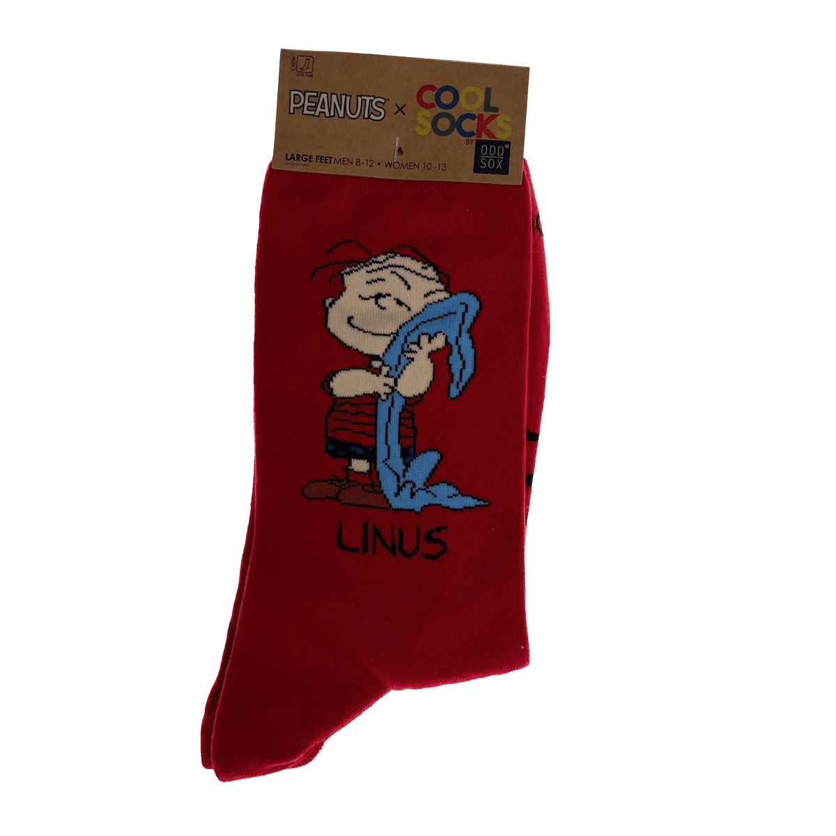 Cool Socks Snoopy & Woodstock & Linus 2 Pair Mens Womens Cool Socks Gift Crew