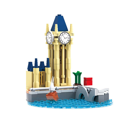 Wise Block Famous Landmark Series Britain Big Ben Building Set