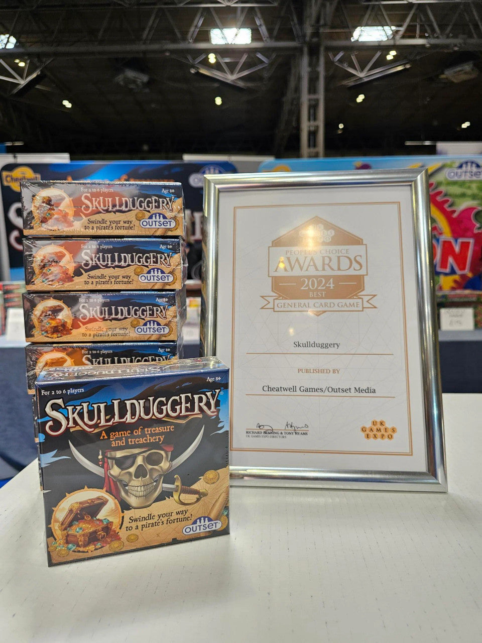 Skullduggery - A Game of Treasure and Treachery - for 2 to 6 Players Ages 8 and up