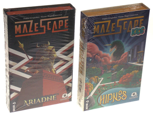 Mazescape: Ariadne & Hipnos - Set of 2, Ingenious Individual Board Game