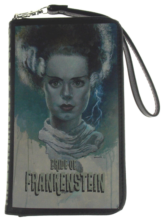 Comeco Bride of Frankenstein Wallet Color Zip Up Wristlet