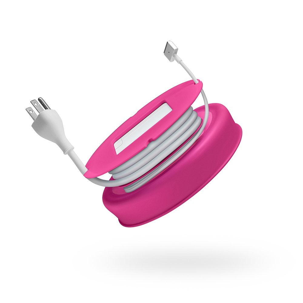 Quirky Powercurl V2 POP 45W Wire Organizer, Pink