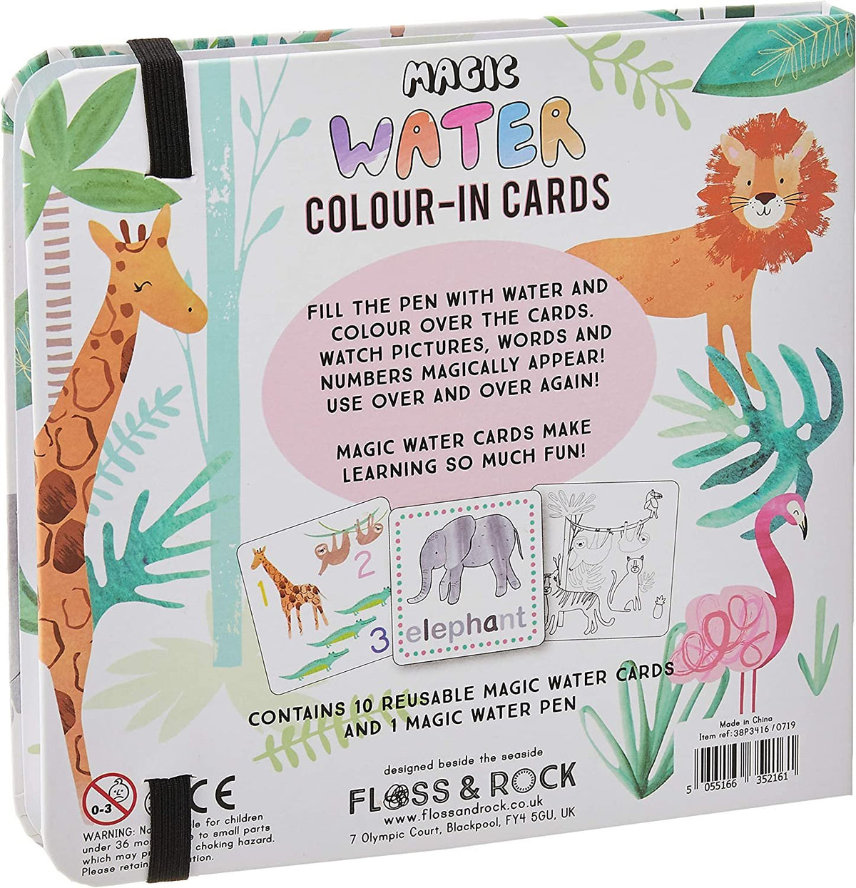 Floss & Rock, Magic Water Cards, Jungle (38P3416)