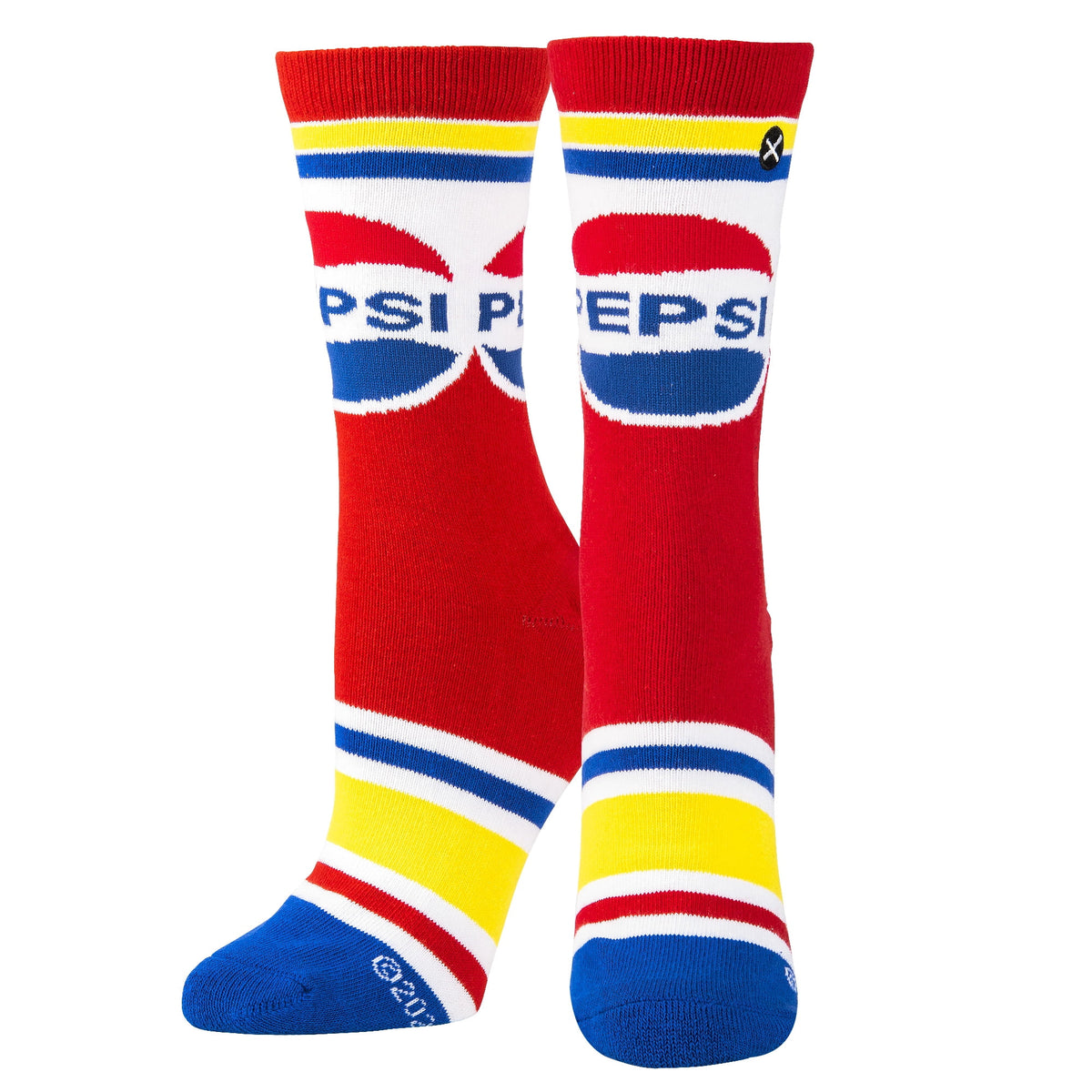 ODD SOX Pepsi Retro Soda Pop Crew Socks, Size Medium