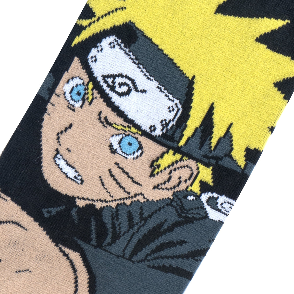ODD SOX â€“ Naruto Uzumaki Novelty Crew Socks â€“ Size Large â€“ Menâ€™s 8â€“12 / Womenâ€™s 9.5â€“13.5 â€“